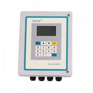 Wall-mounted ultrasonic flowmeter to use ultrasonic flow sensor