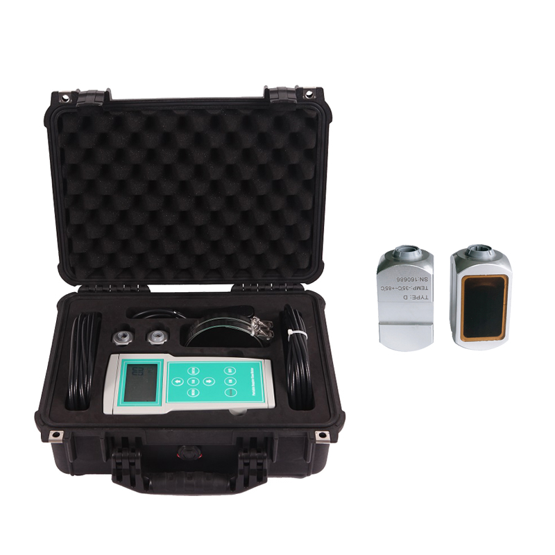 battery industrial waste doppler portable ultrasonic flow meter 4-20mA for waste water