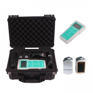 Doppler ultrasonic flow meter for mining application portable and handheld flowmeter