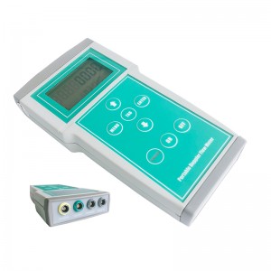 No pipe cutting clamp on sludge and chemical industry applied handheld Doppler ultrasonic flow meter