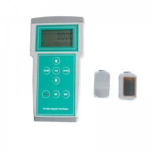 pulse portable flow transmitter 4-20mA ultrasonic doppler flow transducers meter handheld flowmeter for sewage