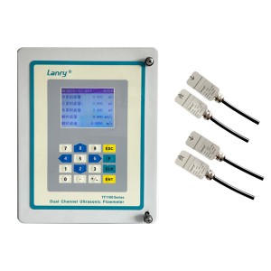0.5% accuracy transit time dual channel ultrasonic flow meter