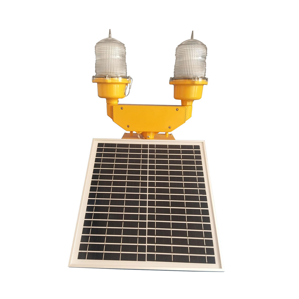 DLT10D LED Dual Low Intensity Solar Powered Obstruction Light(Type A)