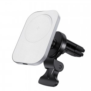 Adjustable 15W Magnetic Car Wireless Charger Car Mount Charger Air Vent Car Phone Holder