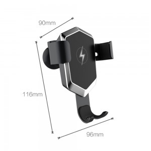 Factory source China Universal Magnetic Attachable Qi Certified Fast Car Cell Phone Mount Wireless Charger Holder