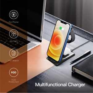 Renewable Design for China 4 in 1 Power Bank Wireless Charging Powerbank Built in Cable Portable Charger for Samsung iPhone 12 Powerbank