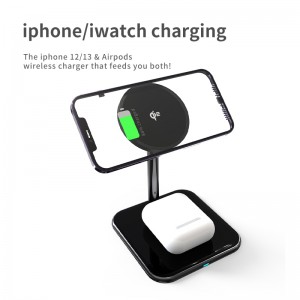 SW14 2-in-1 Desktop Standing Wireless Charger Stand
