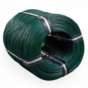 Factory wholesale Zinc Coated Steel Wire - PVC coated galvanized steel wire garden use Plastic coated binding Wire – Lanye