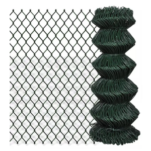 Pvc Coated Chain Link Fence Diamond Fence Farm fence Cyclone Wire Mesh