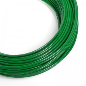 PVC coated galvanized steel wire garden use Plastic coated binding Wire
