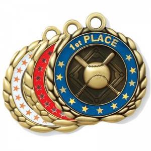 2018 China New Design Gold Silver Brass Medal - BASEBALL MEDALS – Kingtai