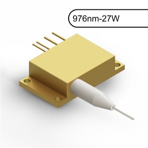 China Supplier mini laser diode - 976nm High reliability and wide wavelength locked range diode laser 27W – BWT