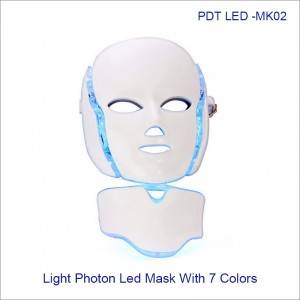 Professional 7 Colors LED  Light Skin Care Mask Photon Rejuvenation MK02