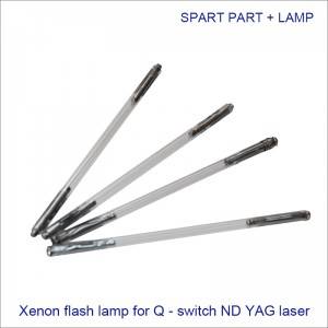 Xenon flash lamp for Q  switch ND YAG laser xenon lamp