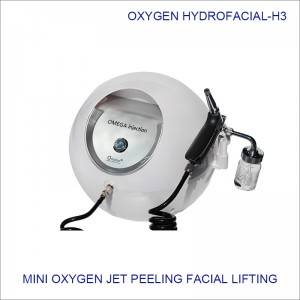 Acne Treatment Oxygen Facial Equipment  Water Oxygen Jet Peel Machine H3
