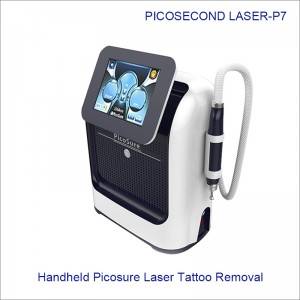 1200W High Power Micro Picosecond 755nm Laser Tattoo Removal Birthmark Removal P7