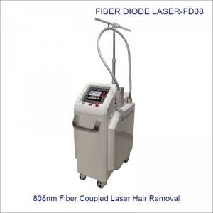 808nm Fiber Coupled Fiber Diode Laser Hair Removal Machine FD08