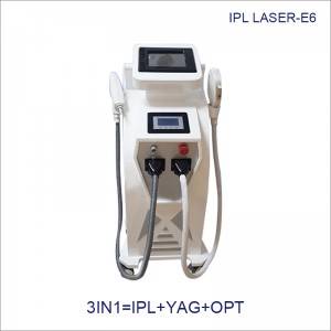 Multifunction ipl laser OPT shr rf yag laser hair removal tattoo removal E6
