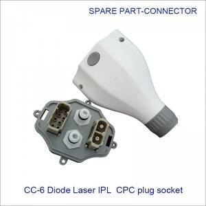 Joint Plug Ipl diode Laser Machine Handle Connector CPC Plug Connector CC-6