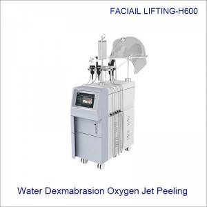 Oxygen Jet therapy Water dermabrasion facial oxygen jet peeling machine H600