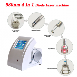 980nm Diode Laser Vascular Removal Machine and Spider Vein Treatment Machine