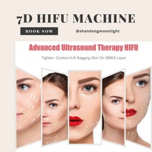 7D Hifu машина за отслабване на тяло и лице