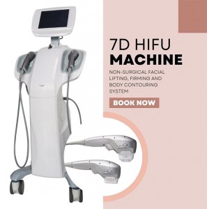 7D Hifu kropps- och ansiktsbantningsmaskin