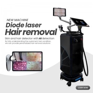808nm AI diode laser permanent hair removal machine