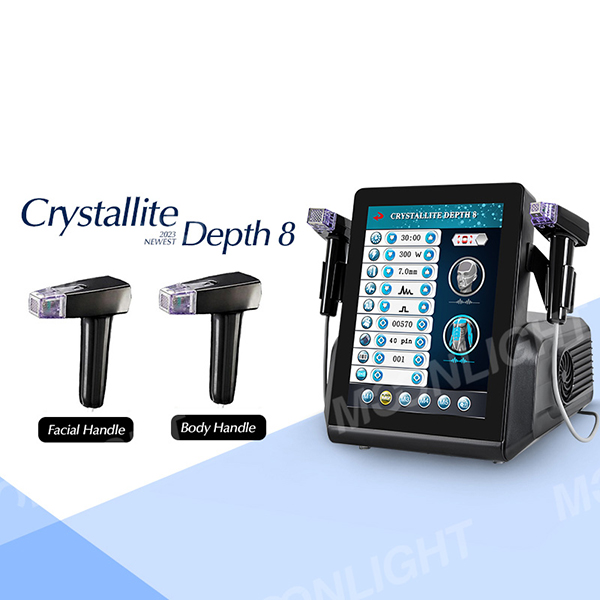 සැලෝන් ප්රියතම!නවතම ඉහළ මට්ටමේ අවම ආක්‍රමණශීලී සම රූපලාවන්‍ය යන්ත්‍රය Crystallite Depth 8!