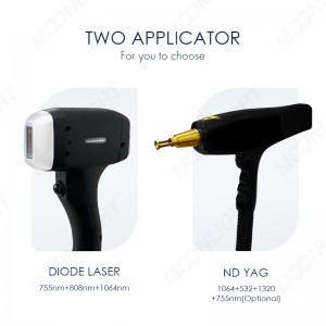 2024 ND YAG+Diode Laser Hair Removal Machine