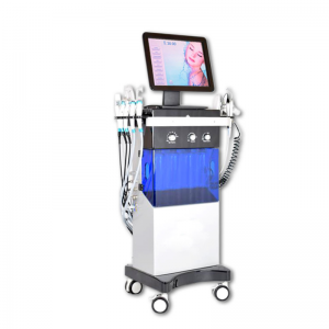 Професійний гальванічний апарат для мікродермабразії обличчя 12 в 1 O2toderm Water Peel Machine Hydrafacial для естетичної медицини