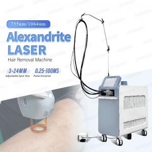 2024 Alexandrite Laser Haarverwyderingsmasjien