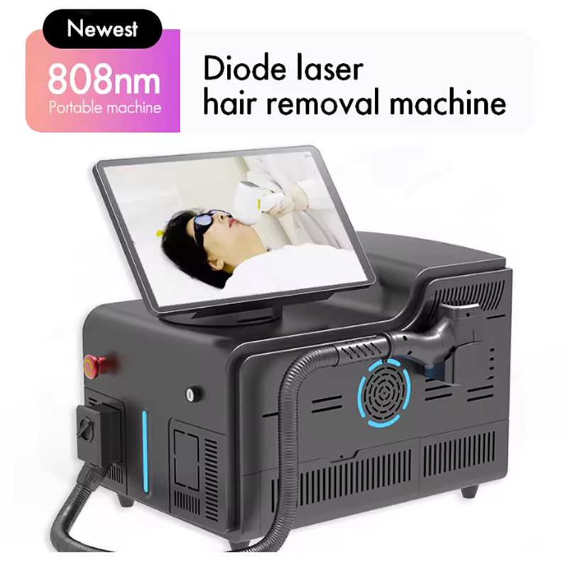 Nova máquina de depilación láser de diodo portátil