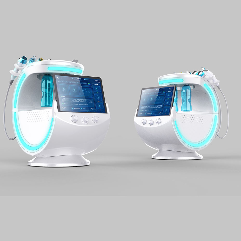 Hydra water 7 IN 1 Intelligent Ice Blue Dermabrasion Hydrafacials Machine With Skin Analysis RF+Ultrasound+Ion+Cooling System