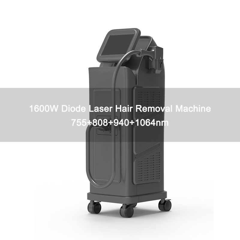 Portable 808 Diode Laser Hair Removal Machine, 3 wavelengths: 755nm/ 808nm/  1064nm)