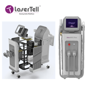 LaserTell trio wavelength hair removal 12 inch screen customizing acceptable