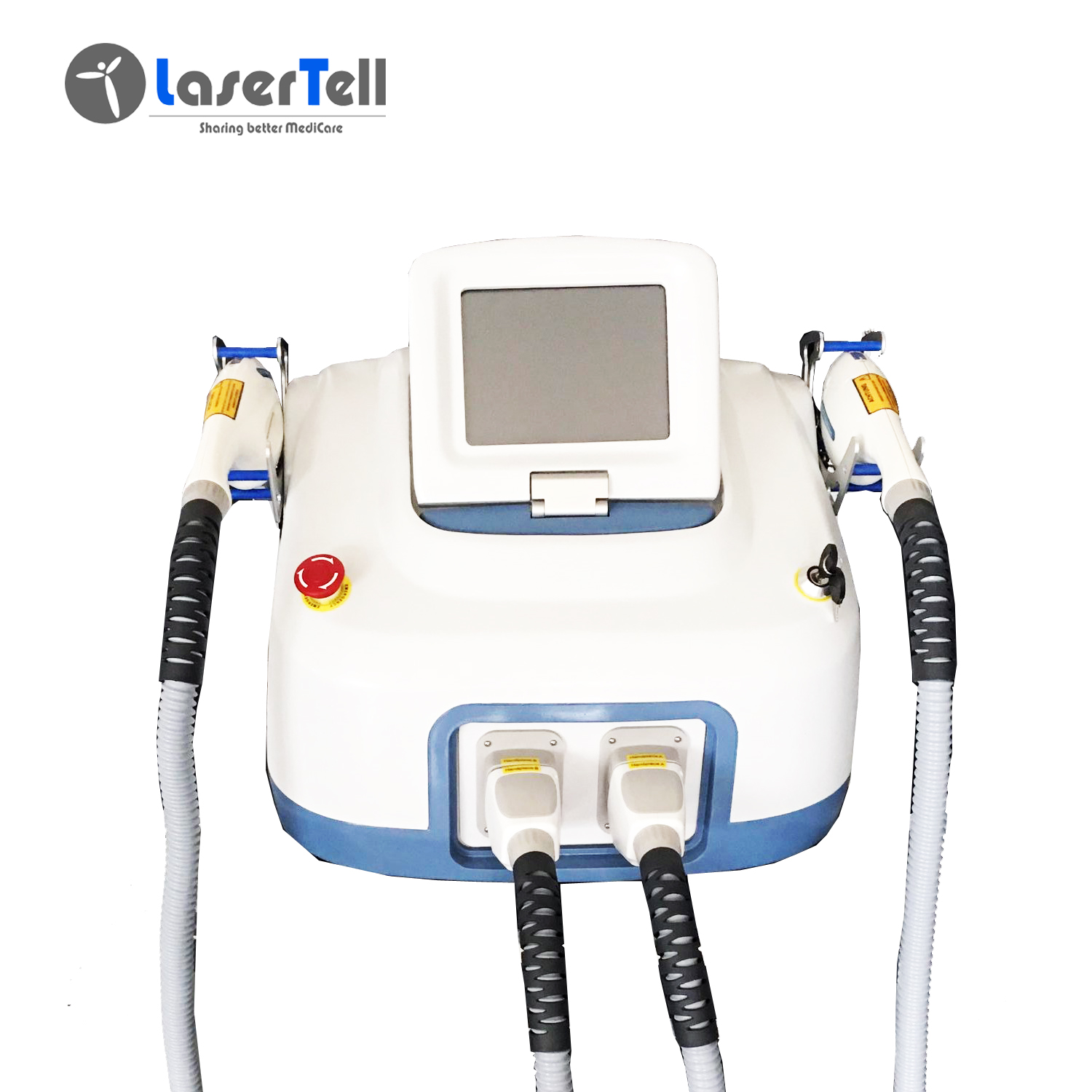LaserTell 2 in 1 powerful portable ipl laser hair removal machines/ ipl opt shr for hair and skin treatment