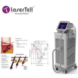 LaserTell CE ISO Touch Screen Focus 808Nm Diode Laser Hair Removal