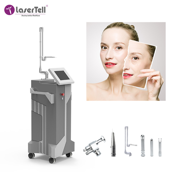 Easy use Fractional Co2 laser wrinkle pigment removal/laser skin resurfacing anti aging medical