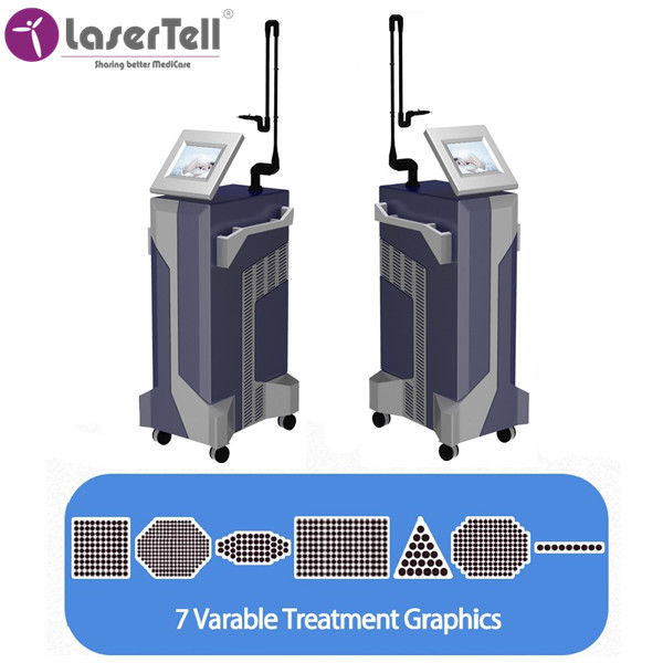 LaserTell laser Rf tube skin resurfacing Aesthetics CO2 Fractional Laser machine
