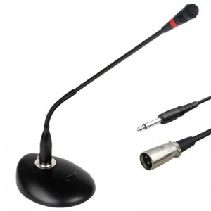 Desktop svanehalsmikrofon med Xlr Head til 6...