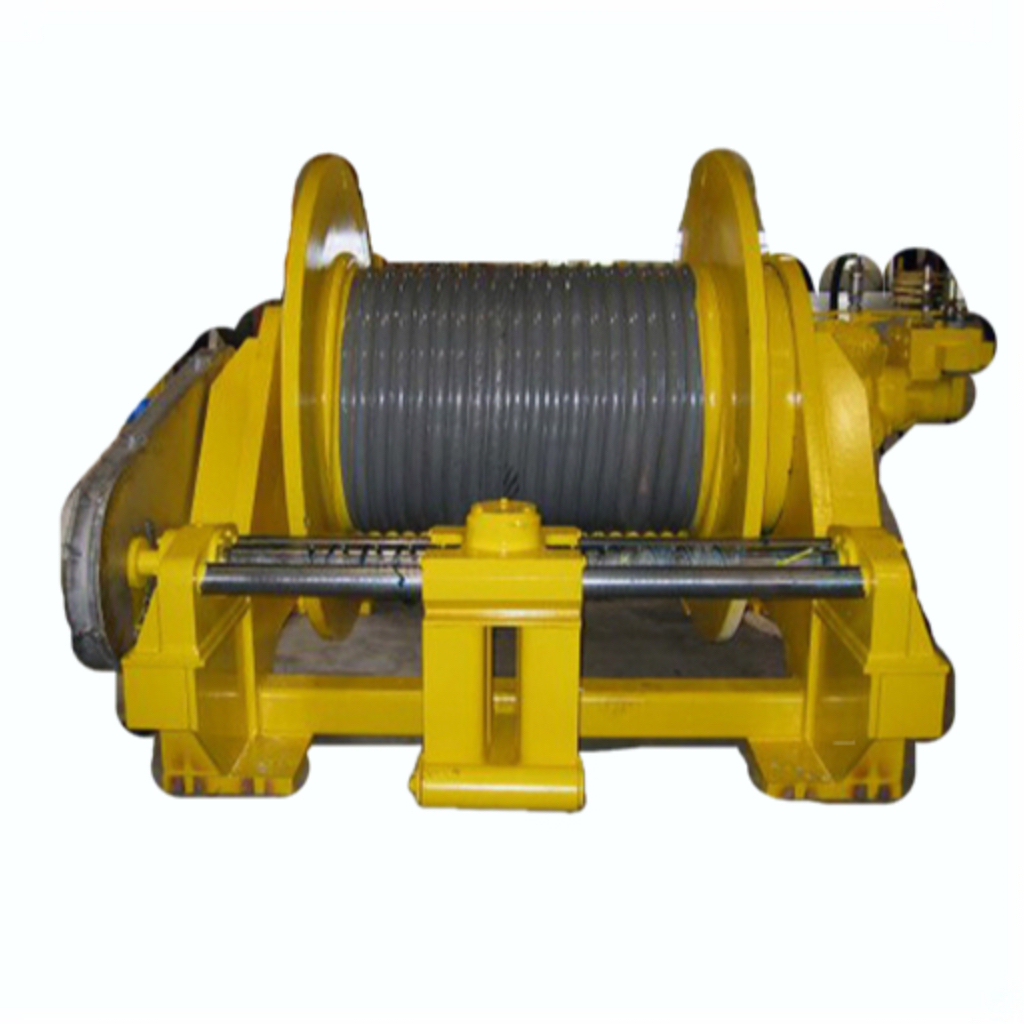Wholesale Electric Single Drum Winch Large Capacity Drum Winch With Spooling  Device Manufacturer and Supplier