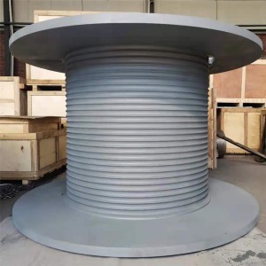 Manufactur standard Hoisting Drums - lebus grooved drum for tower crane – Junzhong