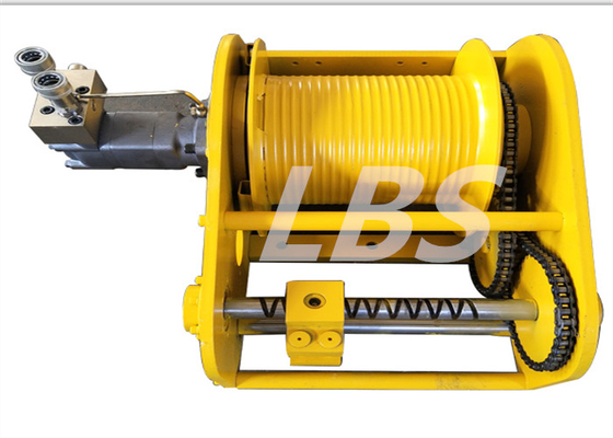 Super Compact Electric Winch With Spooling Device And With Inside Drum Motor