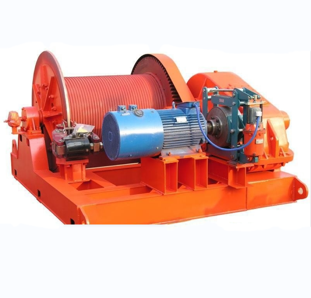 Winch 3 Tons (Drum) Steel Drum Winch Standard Anchor Winch With Spooling Device