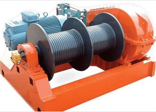 50 Ton Large Rope Capacity Double Grooved Drums Electric Marine Winch