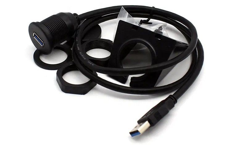 High-Quality-1M2M-Male-to-Female-USB-3.0-Port-USB-Panel-Extension-Waterproof-Cable-1