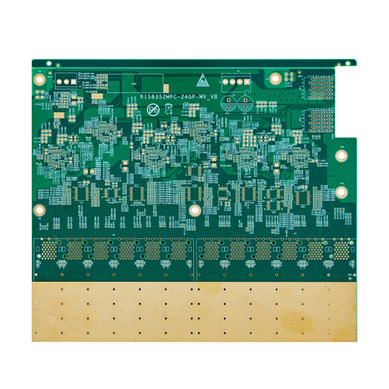 Custom 10-layer HDI PCB with heavy gold