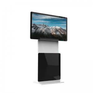 Floor stand 360 degrees rotate advertising display screen