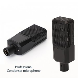 Micròfonu à Condensatore à Diafragma Grande CM240 per streaming